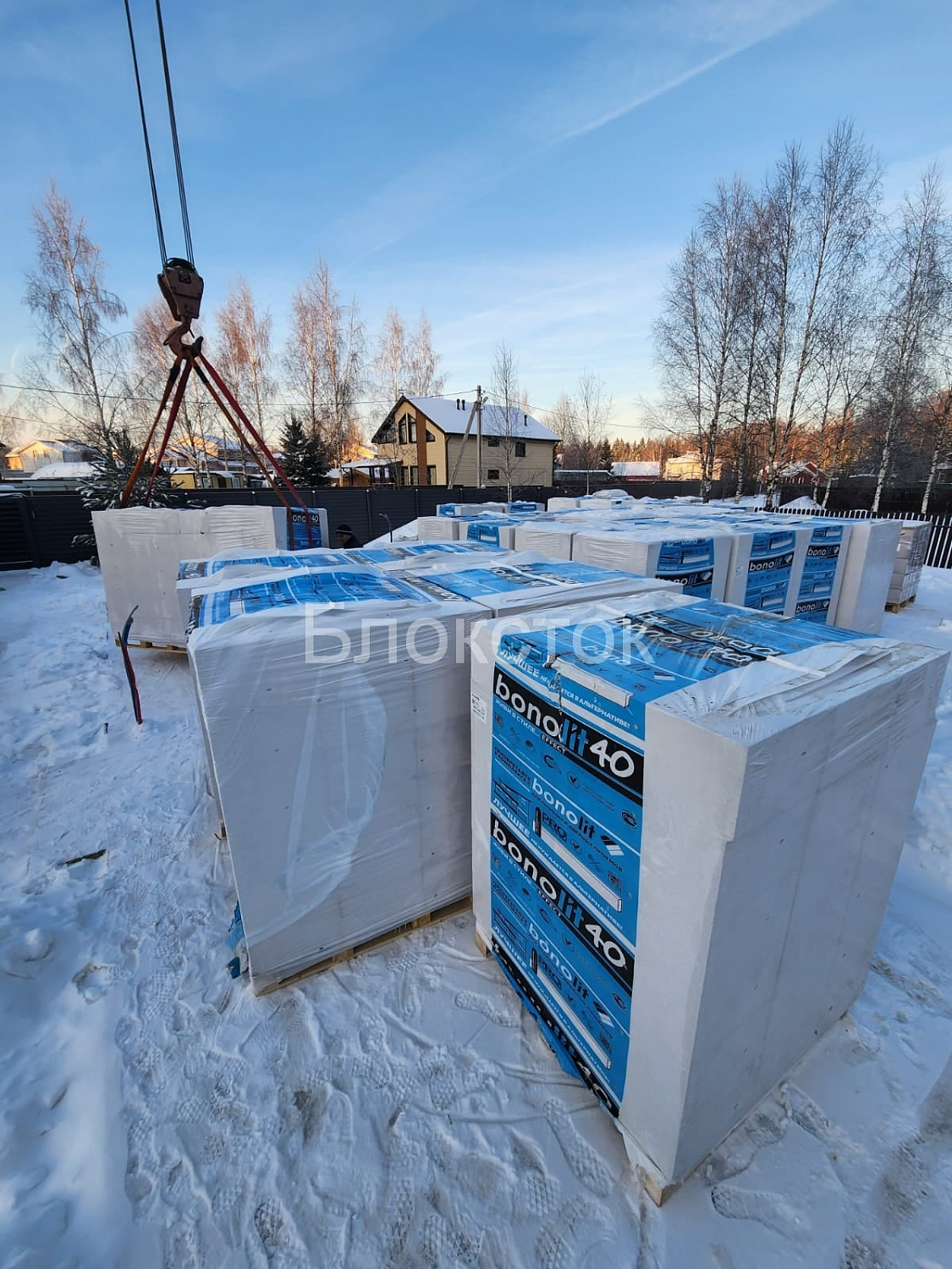 Газобетонные блоки Бонолит Дмитров D400 625х200х75 перегородочные